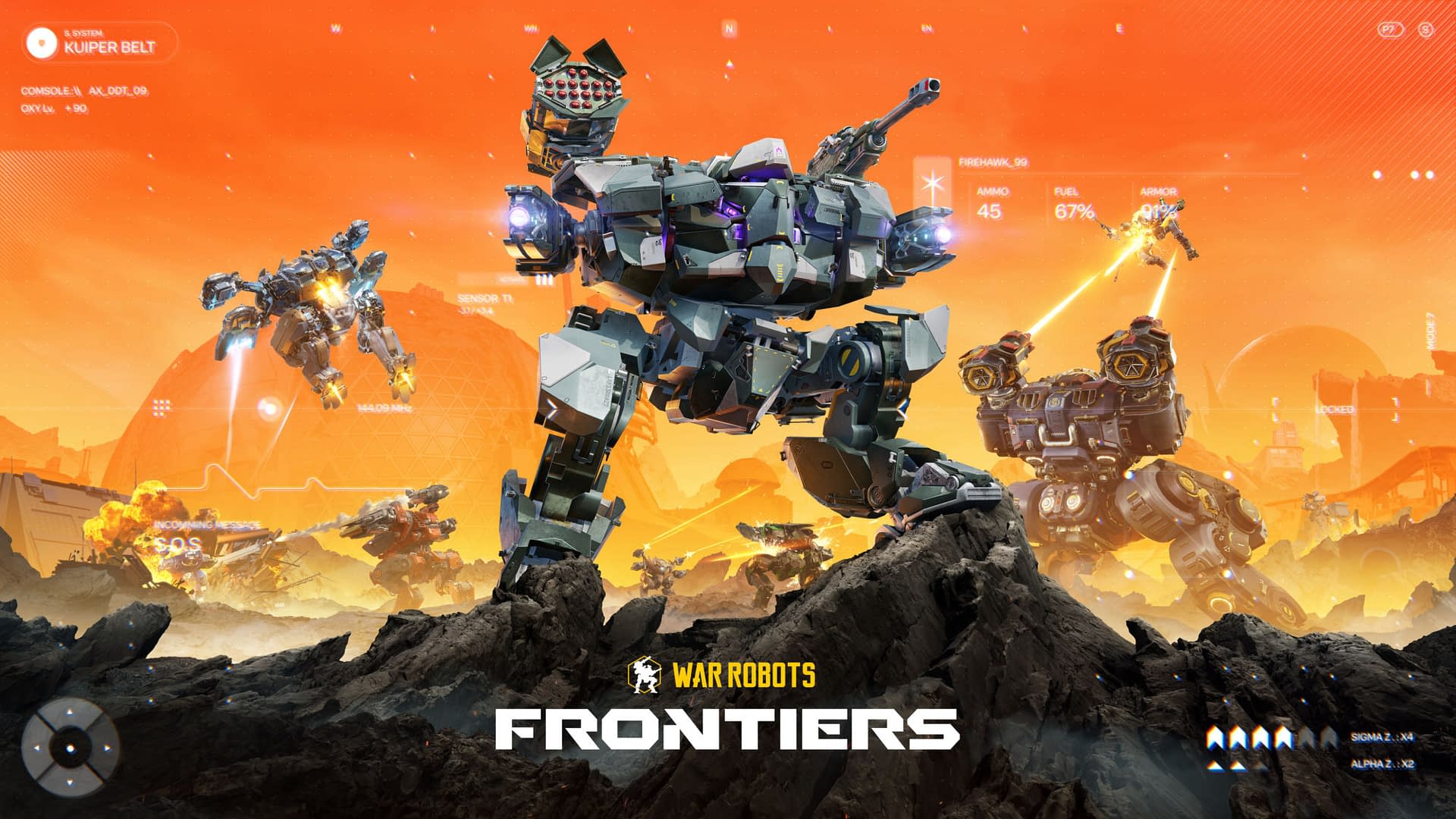 Des méchas et des combats dans War Robots : Frontiers